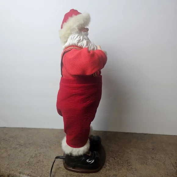 Jingle Bell Rock Santa Musical Animated Christmas Decor Vintage Decorations - Picture 3 of 10